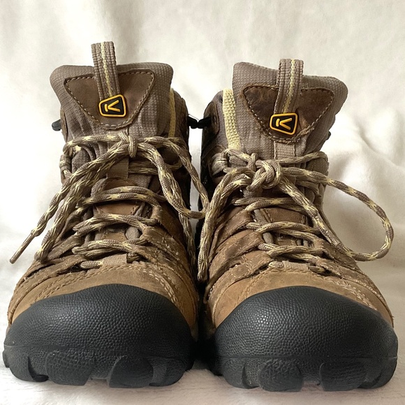 Brown Keen Women’s Voyageur Mid Height Outdoor Hiking Boots Sz 8 - Picture 7 of 14